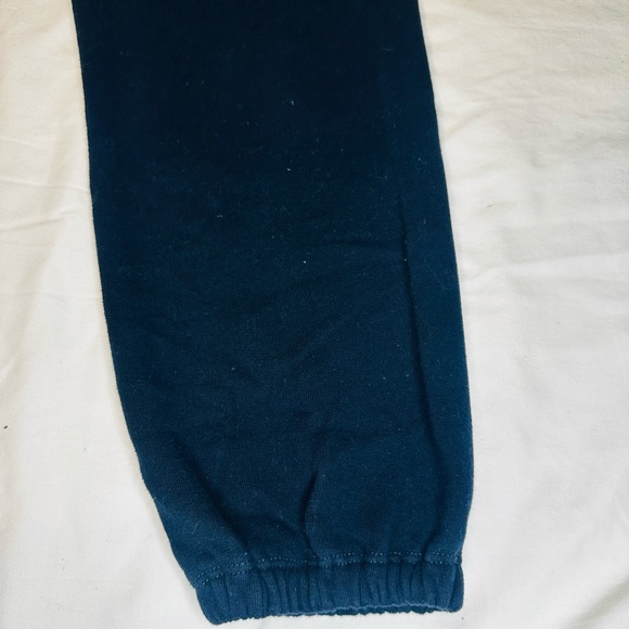 Hollister Dark Blue Sweatpants with White Drawstring Sz M - Picture 5 of 8